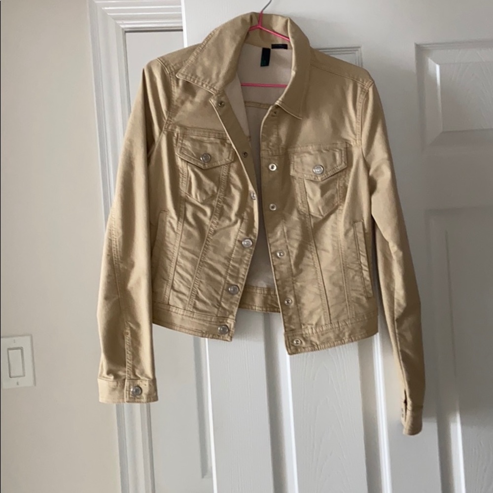 Tan Utility Jacket by Benetton Jeans